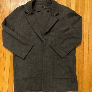 Jcrew Sophie open-front sweater-blazer